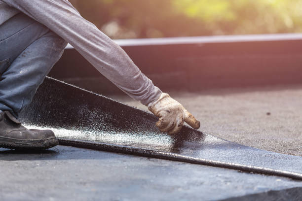 Professional Exterior Waterproofing technician working in Waterport, NY